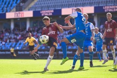 20250809 ÖIS Noah Christoffersson under fotbollsmatchen mellan Örgryte IS och IK Oddevold i Superettan den 9 augusti 2025 på Gamla Ullevi i Göteborg.