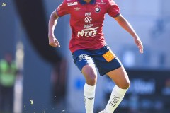 20250809 ÖIS Waylon Ramon Renecke under fotbollsmatchen mellan Örgryte IS och IK Oddevold i Superettan den 9 augusti 2025 på Gamla Ullevi i Göteborg.