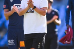 20250809 ÖIS Huvudtränare Andreas Holmberg under fotbollsmatchen mellan Örgryte IS och IK Oddevold i Superettan den 9 augusti 2025 på Gamla Ullevi i Göteborg.