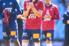 20250809 ÖIS Amel Mujanic under fotbollsmatchen mellan Örgryte IS och IK Oddevold i Superettan den 9 augusti 2025 på Gamla Ullevi i Göteborg.