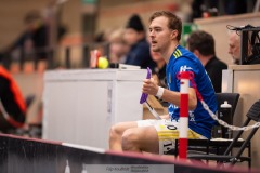 20240217 Hagunda IFs Alexander Janols under innebandymatchen i SSL herr mellan Pixbo IBK och Hagunda IF den 17 februari 2024 i Mölnlycke.