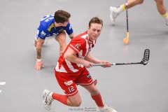 20240217 Pixbo IBKs Oskar Weissbach under innebandymatchen i SSL herr mellan Pixbo IBK och Hagunda IF den 17 februari 2024 i Mölnlycke.