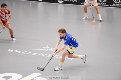 20240217 Hagunda IFs Markus Åkerfeldt under innebandymatchen i SSL herr mellan Pixbo IBK och Hagunda IF den 17 februari 2024 i Mölnlycke.