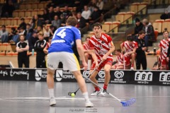 20240217 Pixbo IBKs Gustav Fritzell under innebandymatchen i SSL herr mellan Pixbo IBK och Hagunda IF den 17 februari 2024 i Mölnlycke.