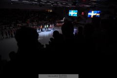 20240419 Överblicksbild under innebandymatchen i SSL herr mellan Pixbo IBK och IBF Falun den 19 april 2024 på Wallenstam i Arena Mölnlycke.