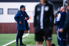 20260510 under fotbollsmatchen i Division 2 Dam Sydvästra Götaland mellan Qviding FIF och Eriksbergs IF den 10 maj 2026 på Valhalla IP i Göteborg. 
Foto: Filip Kauffeldt