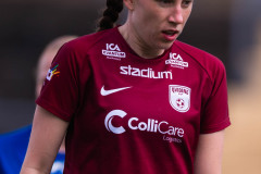 20260510 under fotbollsmatchen i Division 2 Dam Sydvästra Götaland mellan Qviding FIF och Eriksbergs IF den 10 maj 2026 på Valhalla IP i Göteborg. 
Foto: Filip Kauffeldt