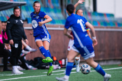 20260510 under fotbollsmatchen i Division 2 Dam Sydvästra Götaland mellan Qviding FIF och Eriksbergs IF den 10 maj 2026 på Valhalla IP i Göteborg. 
Foto: Filip Kauffeldt