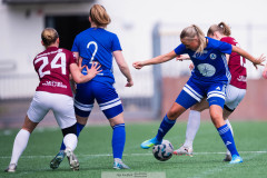 20260510 under fotbollsmatchen i Division 2 Dam Sydvästra Götaland mellan Qviding FIF och Eriksbergs IF den 10 maj 2026 på Valhalla IP i Göteborg. 
Foto: Filip Kauffeldt