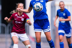 20260510 under fotbollsmatchen i Division 2 Dam Sydvästra Götaland mellan Qviding FIF och Eriksbergs IF den 10 maj 2026 på Valhalla IP i Göteborg. 
Foto: Filip Kauffeldt