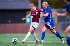 20260510 under fotbollsmatchen i Division 2 Dam Sydvästra Götaland mellan Qviding FIF och Eriksbergs IF den 10 maj 2026 på Valhalla IP i Göteborg. 
Foto: Filip Kauffeldt