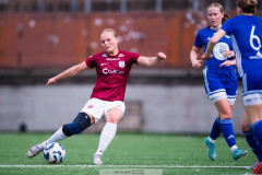 20260510 under fotbollsmatchen i Division 2 Dam Sydvästra Götaland mellan Qviding FIF och Eriksbergs IF den 10 maj 2026 på Valhalla IP i Göteborg. 
Foto: Filip Kauffeldt