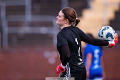 20260510 under fotbollsmatchen i Division 2 Dam Sydvästra Götaland mellan Qviding FIF och Eriksbergs IF den 10 maj 2026 på Valhalla IP i Göteborg. 
Foto: Filip Kauffeldt