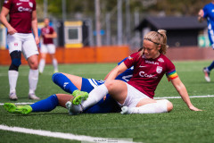 20260510 under fotbollsmatchen i Division 2 Dam Sydvästra Götaland mellan Qviding FIF och Eriksbergs IF den 10 maj 2026 på Valhalla IP i Göteborg. 
Foto: Filip Kauffeldt