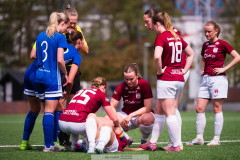 20260510 under fotbollsmatchen i Division 2 Dam Sydvästra Götaland mellan Qviding FIF och Eriksbergs IF den 10 maj 2026 på Valhalla IP i Göteborg. 
Foto: Filip Kauffeldt