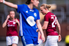 20260510 under fotbollsmatchen i Division 2 Dam Sydvästra Götaland mellan Qviding FIF och Eriksbergs IF den 10 maj 2026 på Valhalla IP i Göteborg. 
Foto: Filip Kauffeldt