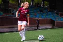 20260510 under fotbollsmatchen i Division 2 Dam Sydvästra Götaland mellan Qviding FIF och Eriksbergs IF den 10 maj 2026 på Valhalla IP i Göteborg. 
Foto: Filip Kauffeldt