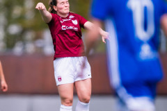 20260510 under fotbollsmatchen i Division 2 Dam Sydvästra Götaland mellan Qviding FIF och Eriksbergs IF den 10 maj 2026 på Valhalla IP i Göteborg. 
Foto: Filip Kauffeldt