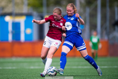 20260510 under fotbollsmatchen i Division 2 Dam Sydvästra Götaland mellan Qviding FIF och Eriksbergs IF den 10 maj 2026 på Valhalla IP i Göteborg. 
Foto: Filip Kauffeldt
