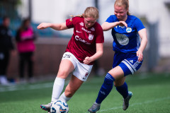 20260510 under fotbollsmatchen i Division 2 Dam Sydvästra Götaland mellan Qviding FIF och Eriksbergs IF den 10 maj 2026 på Valhalla IP i Göteborg. 
Foto: Filip Kauffeldt