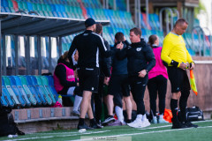 20260510 under fotbollsmatchen i Division 2 Dam Sydvästra Götaland mellan Qviding FIF och Eriksbergs IF den 10 maj 2026 på Valhalla IP i Göteborg. 
Foto: Filip Kauffeldt