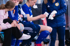 20260510 under fotbollsmatchen i Division 2 Dam Sydvästra Götaland mellan Qviding FIF och Eriksbergs IF den 10 maj 2026 på Valhalla IP i Göteborg. 
Foto: Filip Kauffeldt