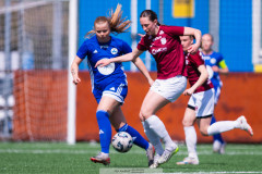 20260510 under fotbollsmatchen i Division 2 Dam Sydvästra Götaland mellan Qviding FIF och Eriksbergs IF den 10 maj 2026 på Valhalla IP i Göteborg. 
Foto: Filip Kauffeldt