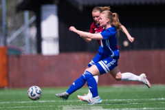 20260510 under fotbollsmatchen i Division 2 Dam Sydvästra Götaland mellan Qviding FIF och Eriksbergs IF den 10 maj 2026 på Valhalla IP i Göteborg. 
Foto: Filip Kauffeldt