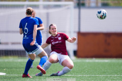 20260510 under fotbollsmatchen i Division 2 Dam Sydvästra Götaland mellan Qviding FIF och Eriksbergs IF den 10 maj 2026 på Valhalla IP i Göteborg. 
Foto: Filip Kauffeldt