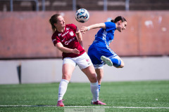 20260510 under fotbollsmatchen i Division 2 Dam Sydvästra Götaland mellan Qviding FIF och Eriksbergs IF den 10 maj 2026 på Valhalla IP i Göteborg. 
Foto: Filip Kauffeldt