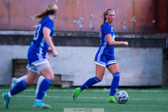 20260510 under fotbollsmatchen i Division 2 Dam Sydvästra Götaland mellan Qviding FIF och Eriksbergs IF den 10 maj 2026 på Valhalla IP i Göteborg. 
Foto: Filip Kauffeldt