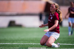 20260510 under fotbollsmatchen i Division 2 Dam Sydvästra Götaland mellan Qviding FIF och Eriksbergs IF den 10 maj 2026 på Valhalla IP i Göteborg. 
Foto: Filip Kauffeldt