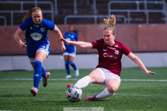 20260510 under fotbollsmatchen i Division 2 Dam Sydvästra Götaland mellan Qviding FIF och Eriksbergs IF den 10 maj 2026 på Valhalla IP i Göteborg. 
Foto: Filip Kauffeldt
