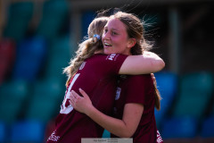 20260510 under fotbollsmatchen i Division 2 Dam Sydvästra Götaland mellan Qviding FIF och Eriksbergs IF den 10 maj 2026 på Valhalla IP i Göteborg. 
Foto: Filip Kauffeldt
