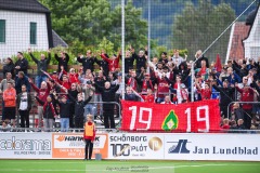 20240615 Publik under fotbollsmatchen i Superettan mellan Skövde AIK och Degerfors IF den 15 juni 2024 på Södermalms IP i Skövde.