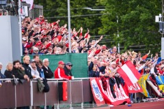20240615 Publik under fotbollsmatchen i Superettan mellan Skövde AIK och Degerfors IF den 15 juni 2024 på Södermalms IP i Skövde.