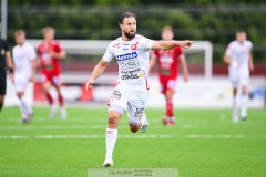 20240615 Degerfors IFs Karim Mammar under fotbollsmatchen i Superettan mellan Skövde AIK och Degerfors IF den 15 juni 2024 på Södermalms IP i Skövde.