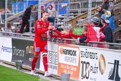 20240615 Skövde AIKs Stefan Ljubicic under fotbollsmatchen i Superettan mellan Skövde AIK och Degerfors IF den 15 juni 2024 på Södermalms IP i Skövde.