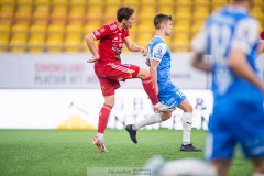 20240430 Skövde AIKs Fritiof Hellichius under fotbollsmatchen i Superettan mellan Skövde AIK och IK Oddevold den 30 april 2024 på Borås Arena i Borås.