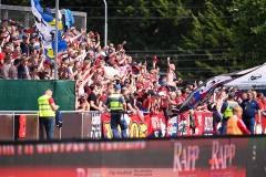 20240804 Publik under fotbollsmatchen i Superettan mellan Skövde AIK och ÖIS den 4 Augusti 2024 på Södermalms IP i Skövde.