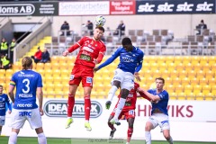20240420 Skövde AIKs Stefan Ljubicic under fotbollsmatchen i Superettan mellan Skövde AIK och Trelleborgs FF den 20 april 2024 på Borås Arena i Borås.