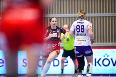 20241230 Skövde HFs Melina Pilav under handbollsmatchen i Handbollsligan mellan Skövde HF och Skara HF den 30 december 2024 i Arena Skövde i Skövde.