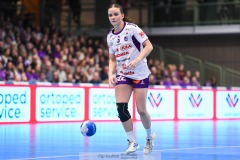 20241230 Skara HFs ldis Heimisdottir under handbollsmatchen i Handbollsligan mellan Skövde HF och Skara HF den 30 december 2024 i Arena Skövde i Skövde.