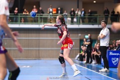 20241230 Skövde HFs Natalie Wästefors under handbollsmatchen i Handbollsligan mellan Skövde HF och Skara HF den 30 december 2024 i Arena Skövde i Skövde.