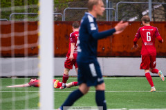 20260513 under fotbollsmatchen i Ettan Södra mellan Utsiktens BK och Skövde AIK den 13 maj 2026 på Valhalla IP i Göteborg. 
Foto: Filip Kauffeldt
