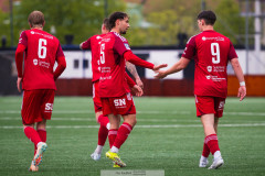 20260513 under fotbollsmatchen i Ettan Södra mellan Utsiktens BK och Skövde AIK den 13 maj 2026 på Valhalla IP i Göteborg. 
Foto: Filip Kauffeldt