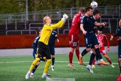 20260513 under fotbollsmatchen i Ettan Södra mellan Utsiktens BK och Skövde AIK den 13 maj 2026 på Valhalla IP i Göteborg. 
Foto: Filip Kauffeldt