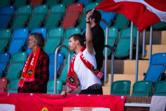 20260513 under fotbollsmatchen i Ettan Södra mellan Utsiktens BK och Skövde AIK den 13 maj 2026 på Valhalla IP i Göteborg. 
Foto: Filip Kauffeldt