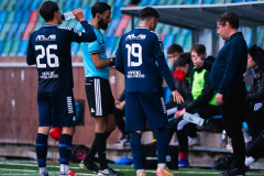 20260513 under fotbollsmatchen i Ettan Södra mellan Utsiktens BK och Skövde AIK den 13 maj 2026 på Valhalla IP i Göteborg. 
Foto: Filip Kauffeldt