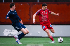 20260513 under fotbollsmatchen i Ettan Södra mellan Utsiktens BK och Skövde AIK den 13 maj 2026 på Valhalla IP i Göteborg. 
Foto: Filip Kauffeldt